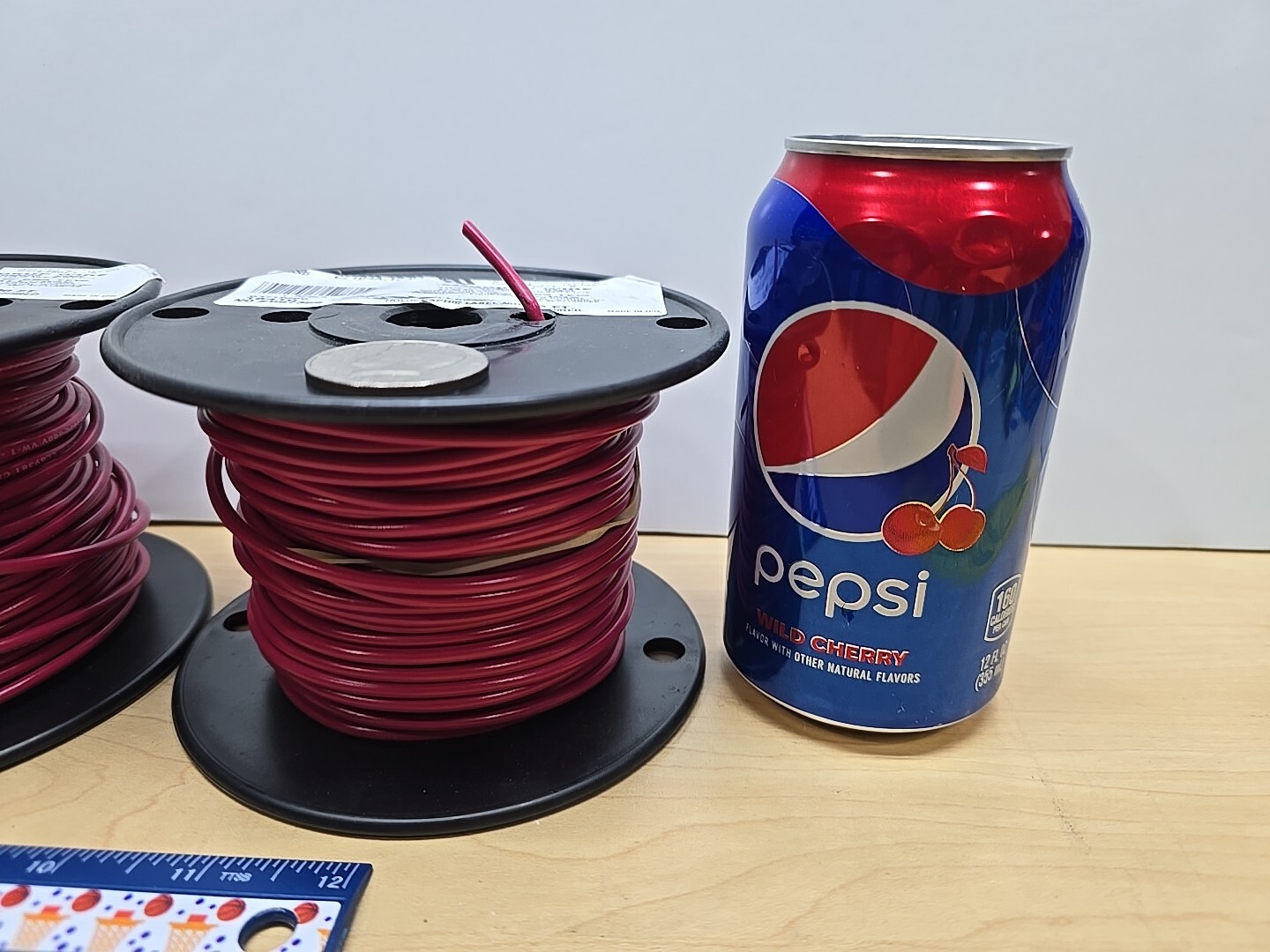 Carol 18410 16awg Stranded Copper PVC HookUp Wire AWM Red 100ft Appliance 600V