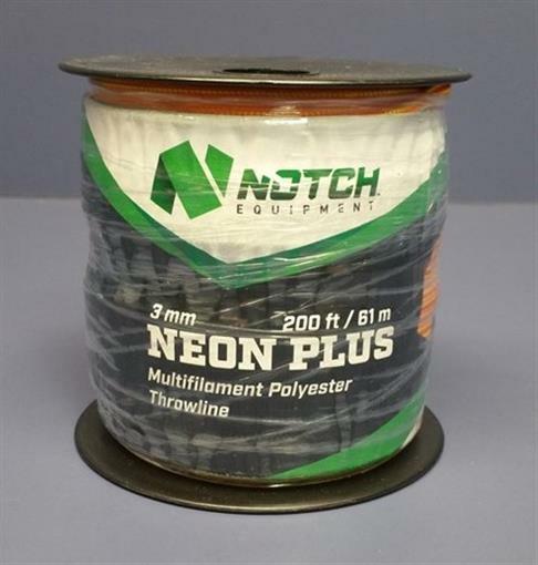 Notch 3mm Neon Plus Multifilament Polyester Throwline 200′