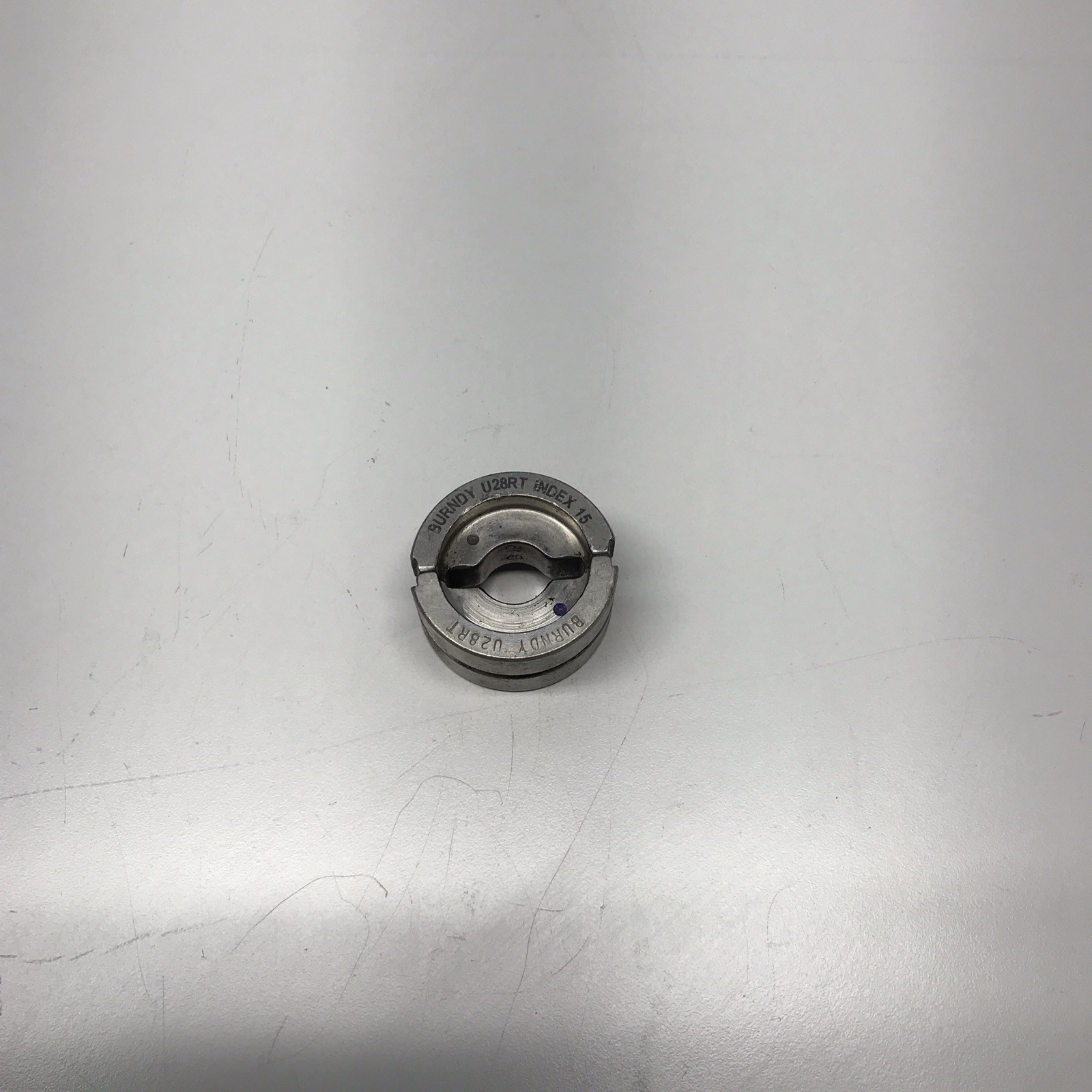 Burndy U28RT Stainless Steel U Die, Index 15, Purple 4/0