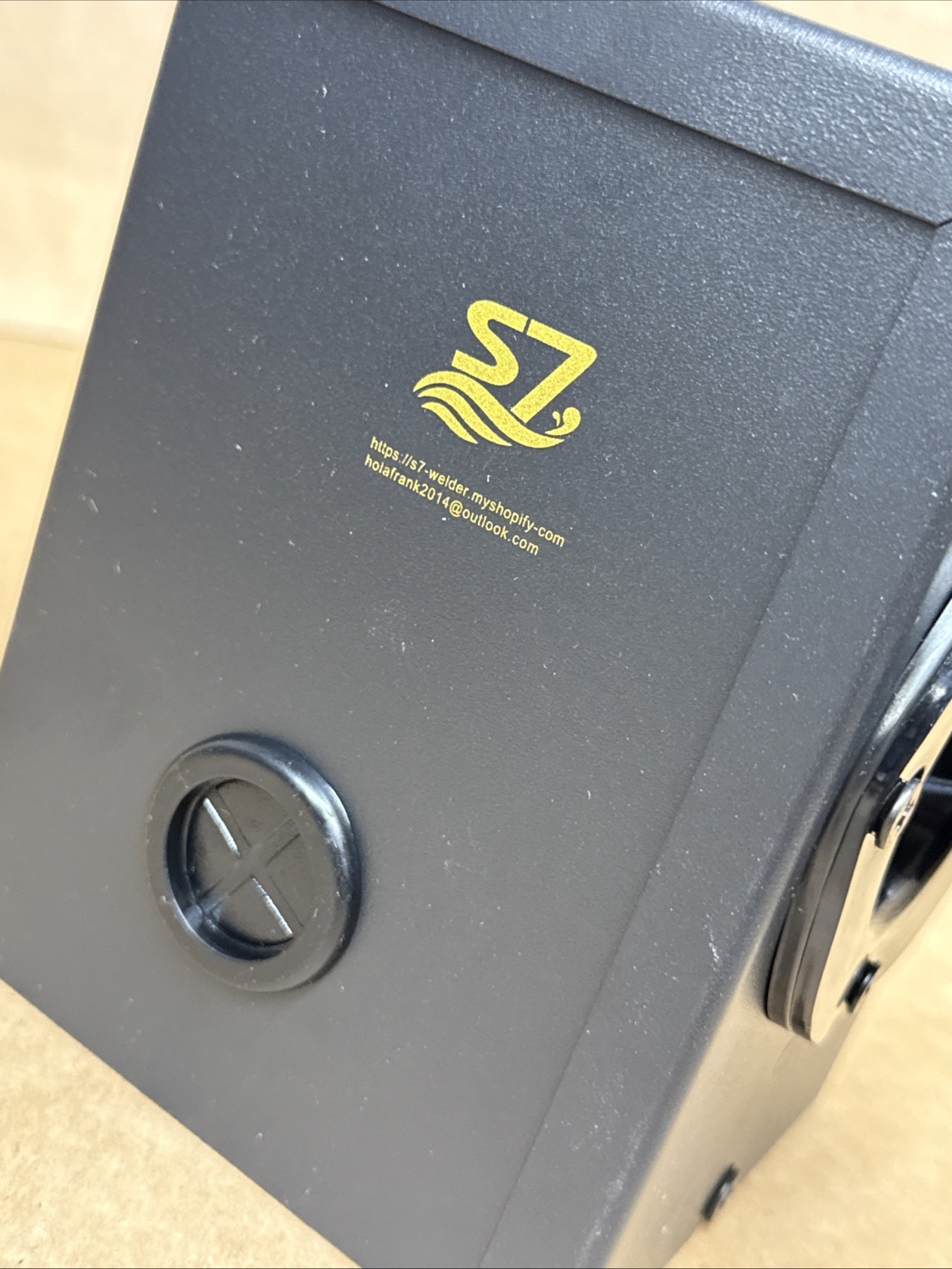 50A Generator Power Inlet Box NEMA S7Power Inlet Box 3 Prong Black