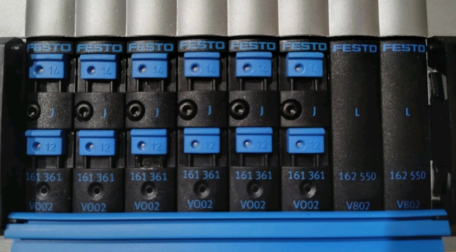 Festo CPV14-GE-D101-8 Valve Manifold With 6- 161-361 Modules