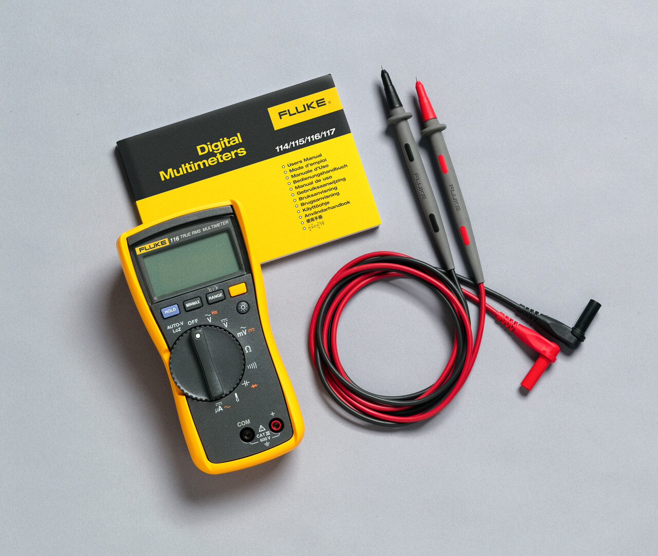 Fluke 116 Digital HVAC Multimeter with Temperature and Microamps