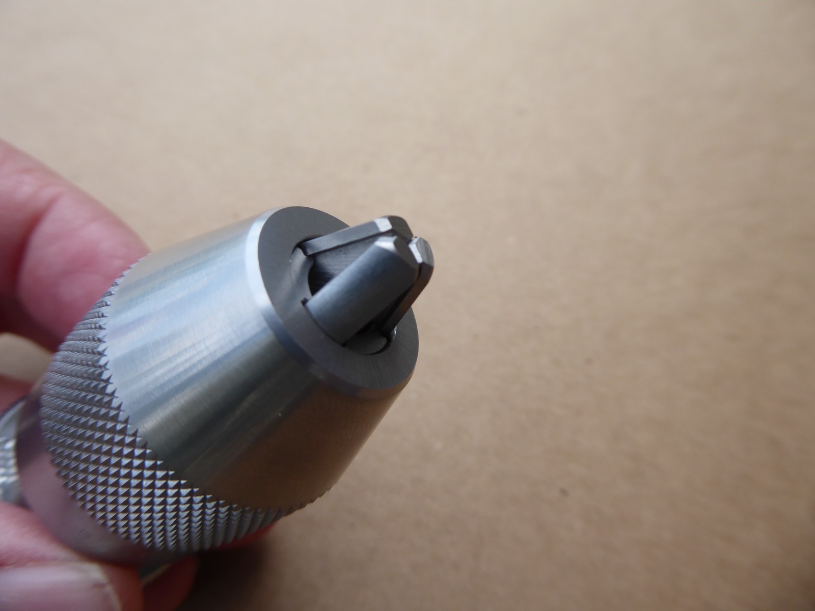 Keyless Drill Chuck, 0.6 – 7.4 mm, 50 J1 Inner Taper Mount, NOS, Germany