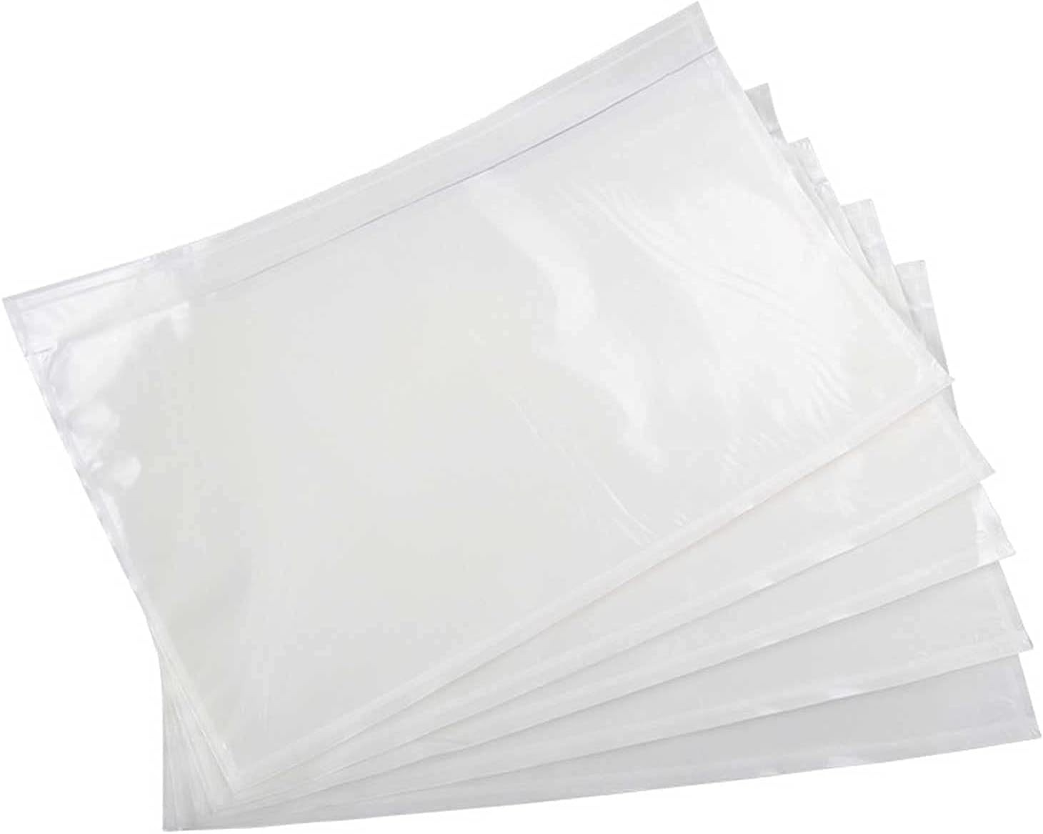 50-4000 Clear Adhesive Packing List 7.5″x5.5″ Shipping Label Envelopes Pouches