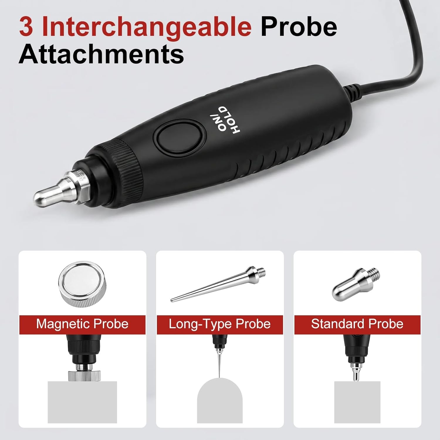 Digital Vibration Meter 3 Probe Vibration Analyzer Dual bands High-Precision US