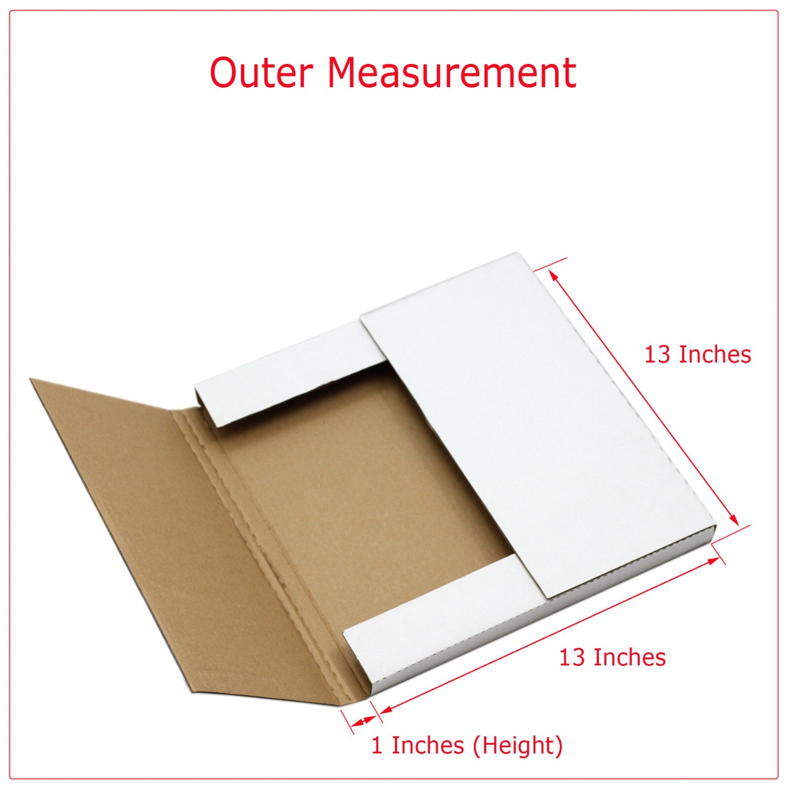 100 LP Premium Record Album Mailers Book Box Variable Depth Laser Disc Mailers