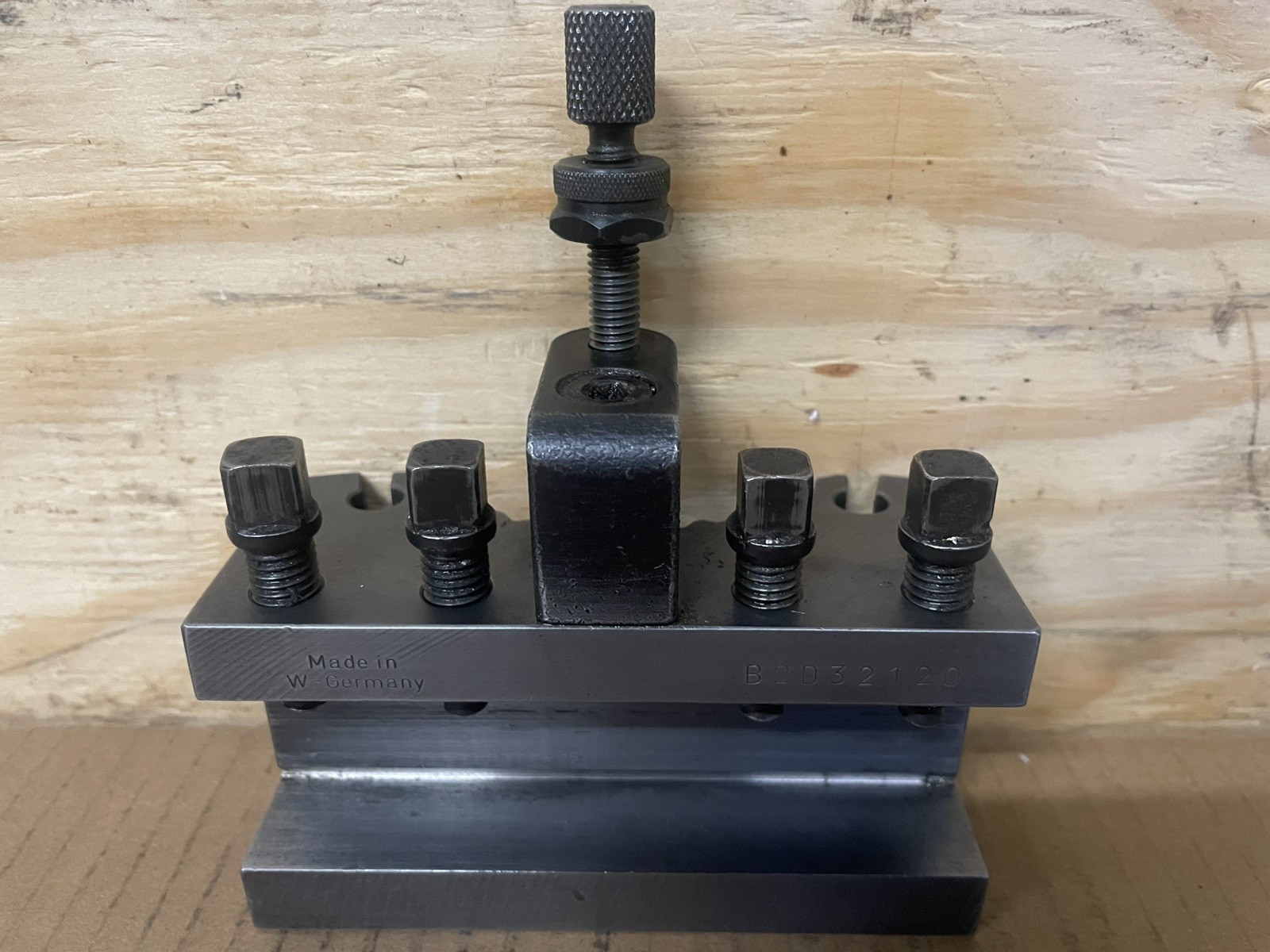 ORIGINAL MULTIFIX “B” QUICK CHANGE TOOL POST w/3 HOLDERS Made in Switzerland
