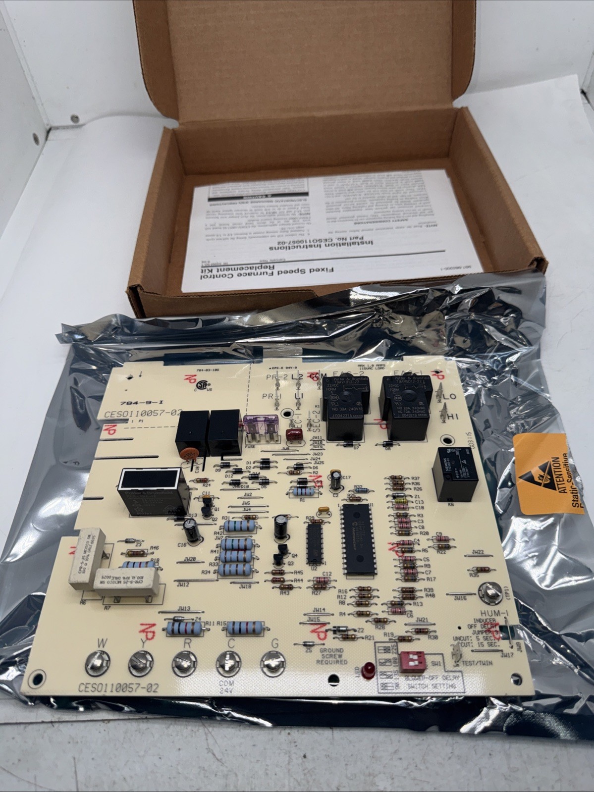Furnace Control Board Fit for Carrier CESO110057-02 HV3