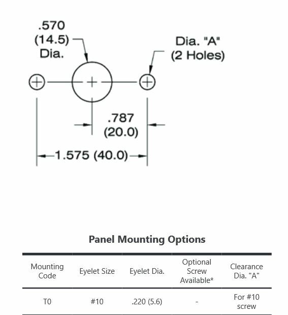 Mechanical Products Series 18 50 Amp Push to Reset Circuit Breaker CBHD50