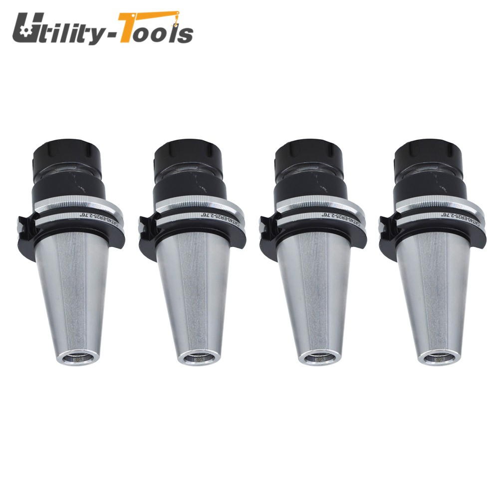 4 Pack ER25 CAT40 Collet Chuck W. 2.76″ Gage Length Chucks Tool Holder Set