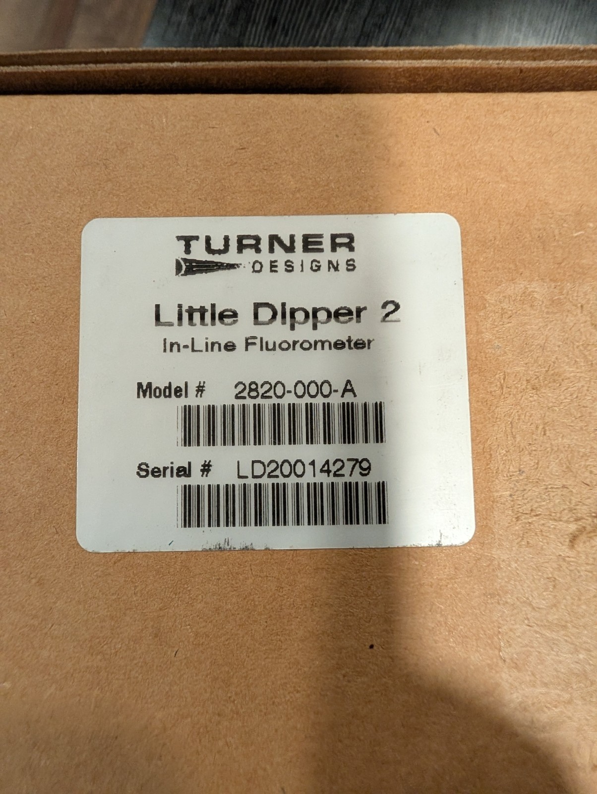 Turner Designs 2820-000-A Fluorometer Little Dipper 2 In-Line – NIB – USA, TX
