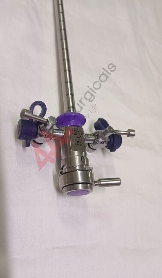 4A Cystoscopy Sheath With Obturator size 21Fr +Cystoscopy Graspers 4fr