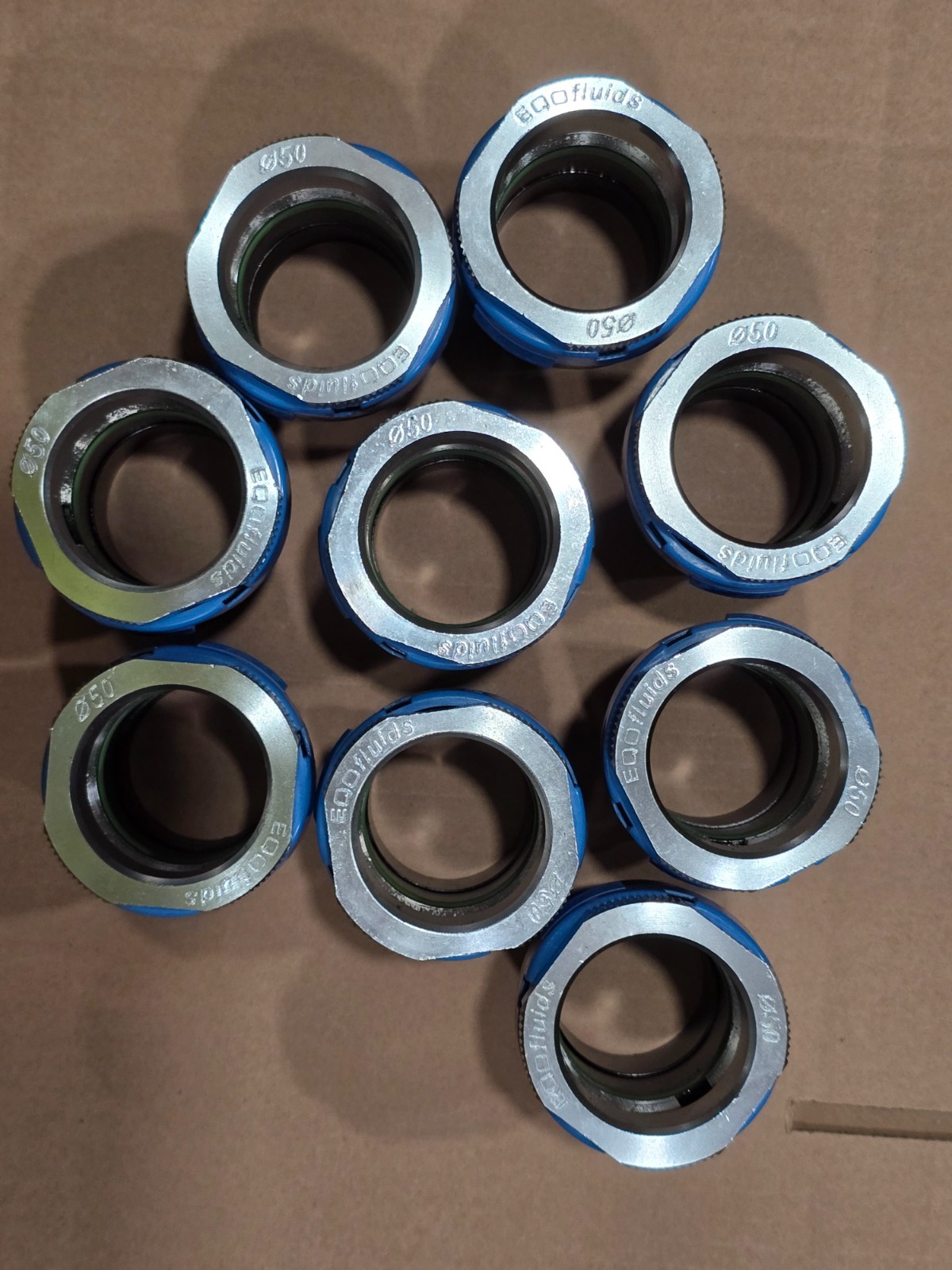 Unipipe 50 mm 2» Aluminum Compressed Air Male Adapter 2» MNPT UACM0.050050N
