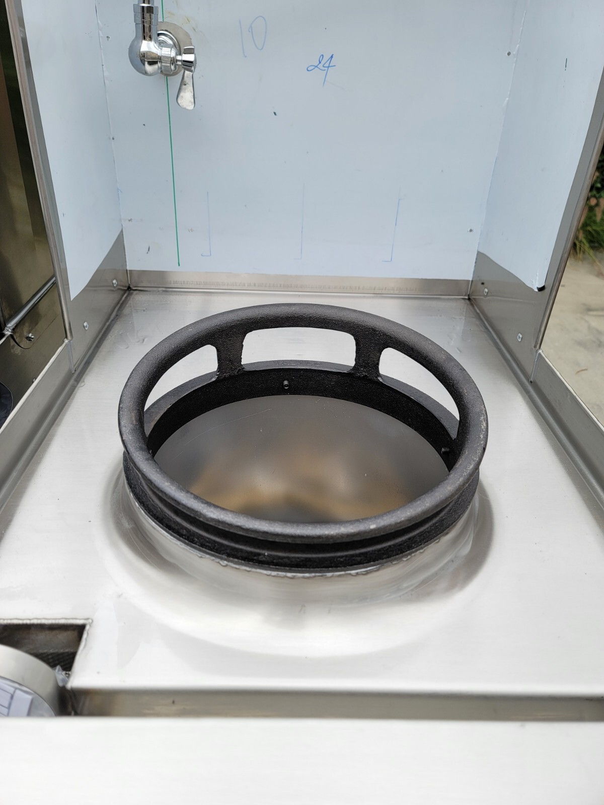 13″ Hole Cast Iron Ring Rim Replace Old Wok Ring for Chinese Wok Range
