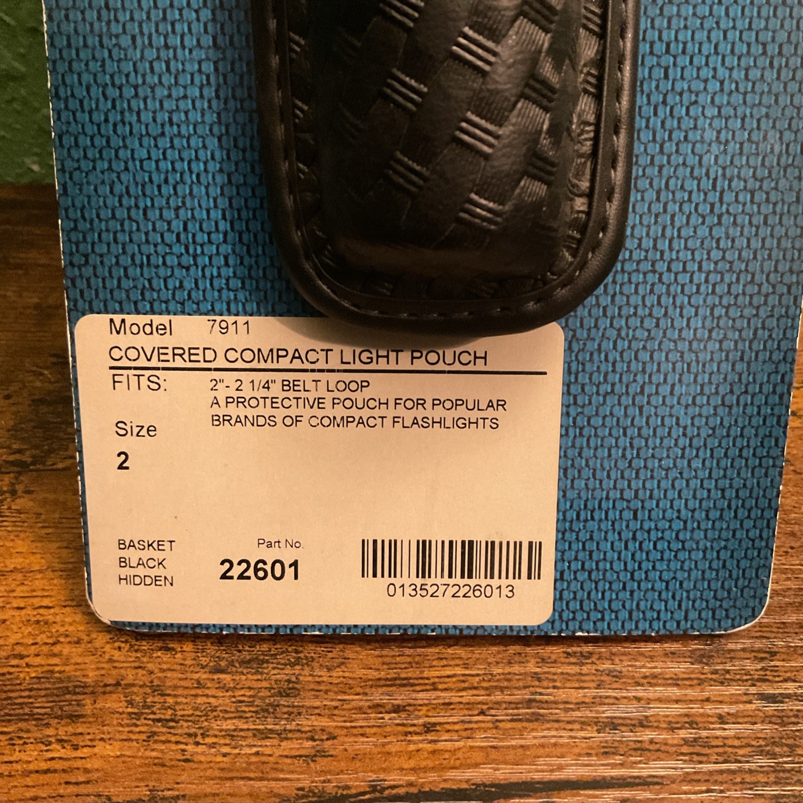 BIANCHI 7911 Covered Compact Light Pouch 22610 Basketweave Size 1
