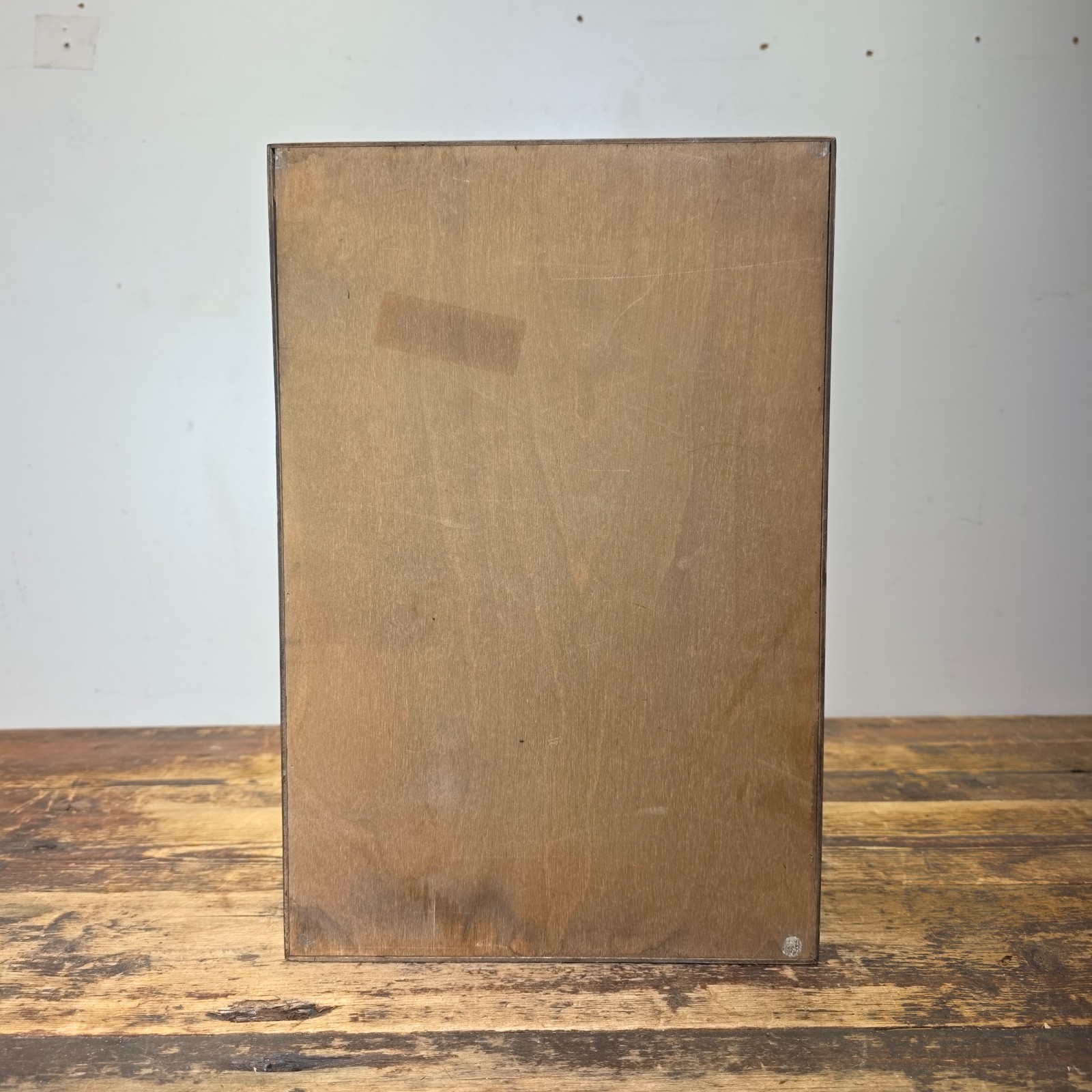 Vintage Walnut Deep Desk Tray / Document Organizer (1950s-1960s) 4.25″H