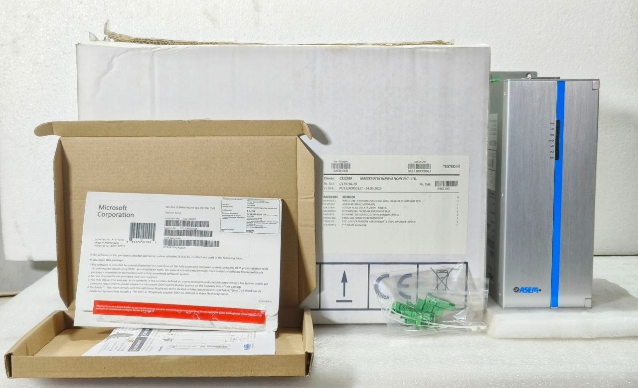 NEW🆕 ASEM BM3800 S0 INDUSTRIAL PC INTEL I7-10700TE 16GB RAM 1TB SSD WIN 10 PRO