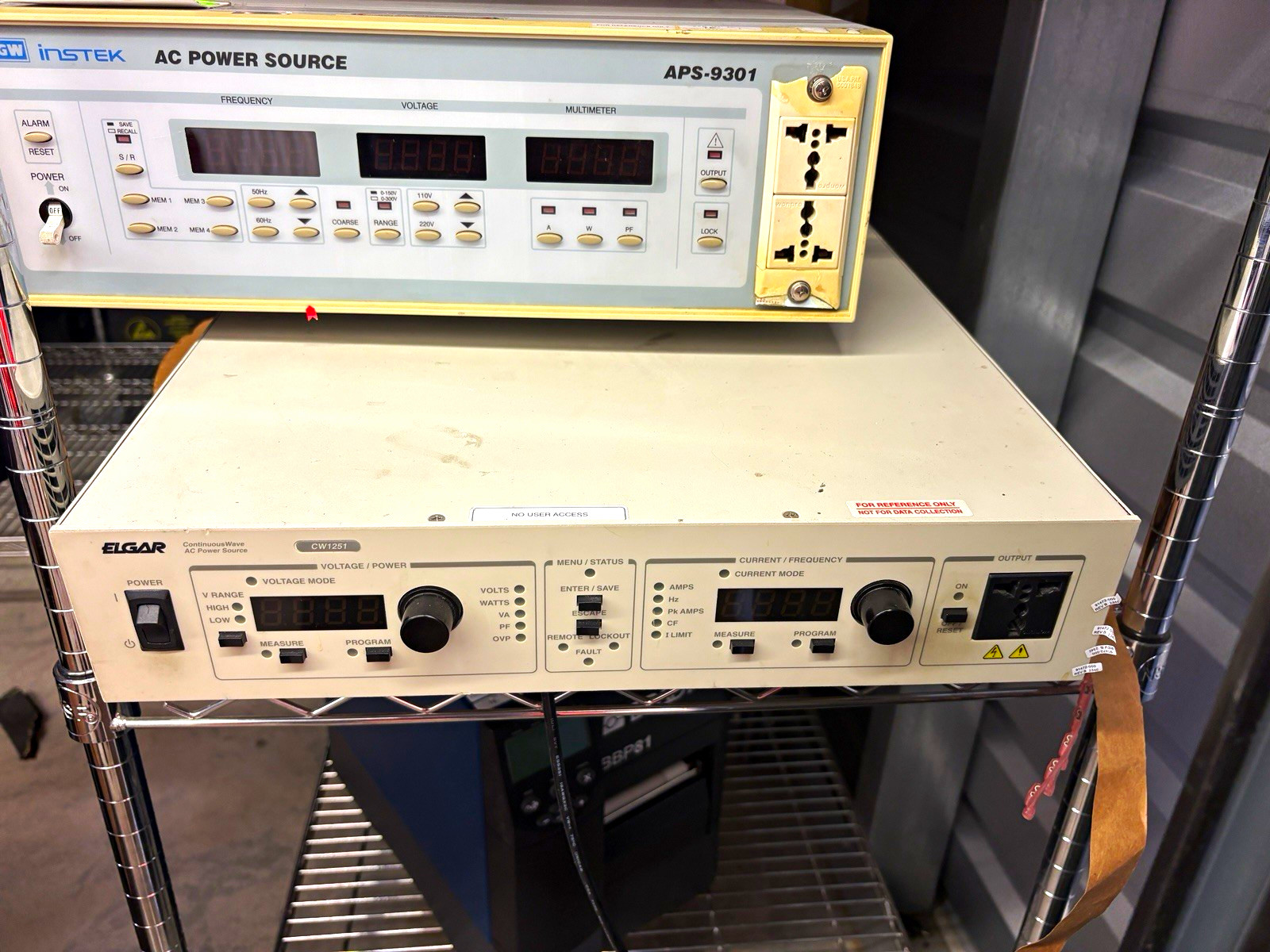 Elgar CW1251 Continuous Wave 1250VA Adjustable AC Power Source 270V 5A lower one