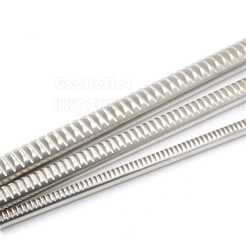 Round Gear Racks 0.5 – 2 Module 300 mm For CNC Router Linear Motion A2 Stainless