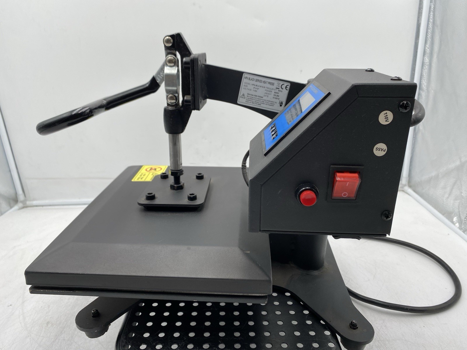 HPN Black Series 9″x12″ Multifunction Heat Press For Parts Read Description