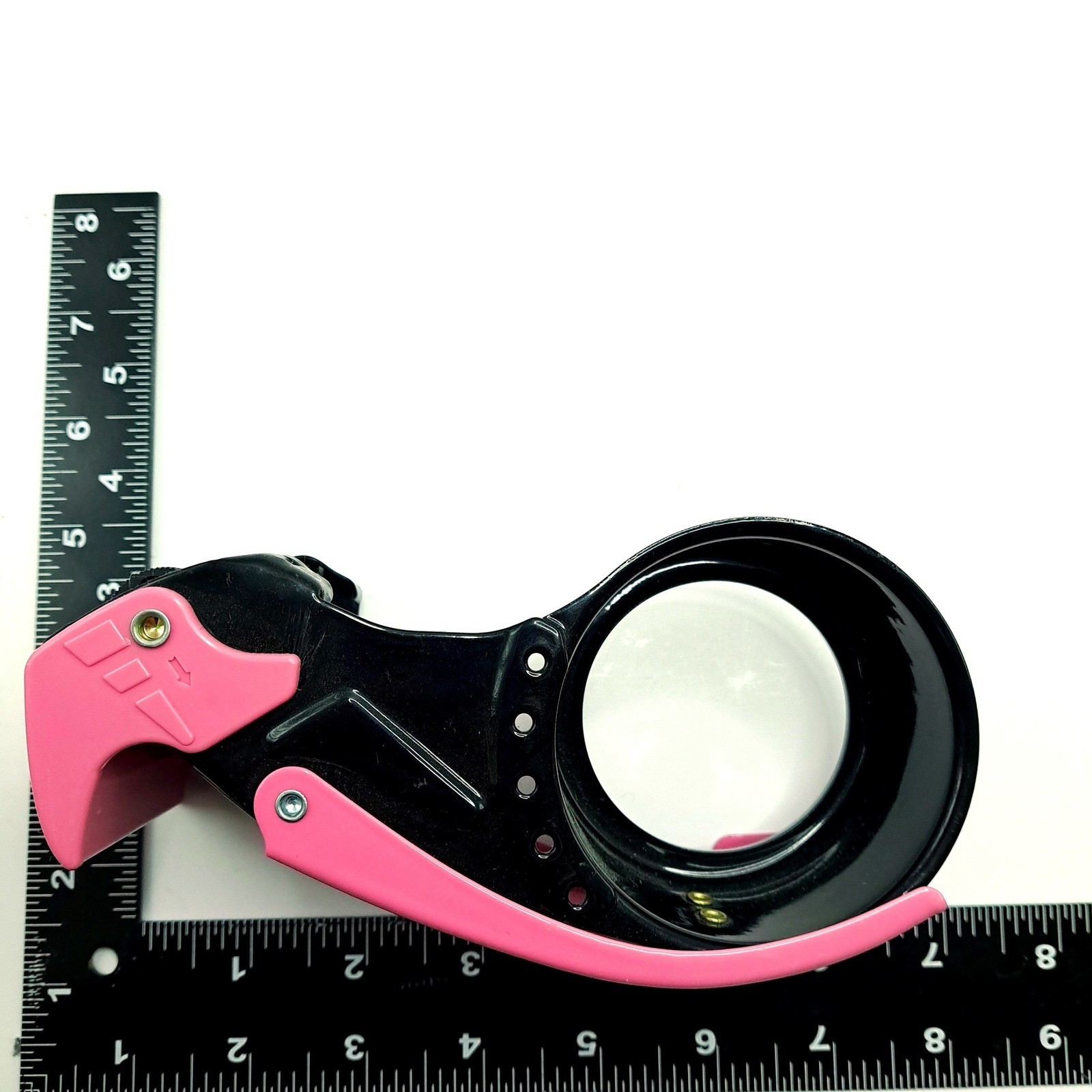 Prosun PS9050 Strapping Tape Dispenser Gun Pink Black Heavy Duty Packaging Tool
