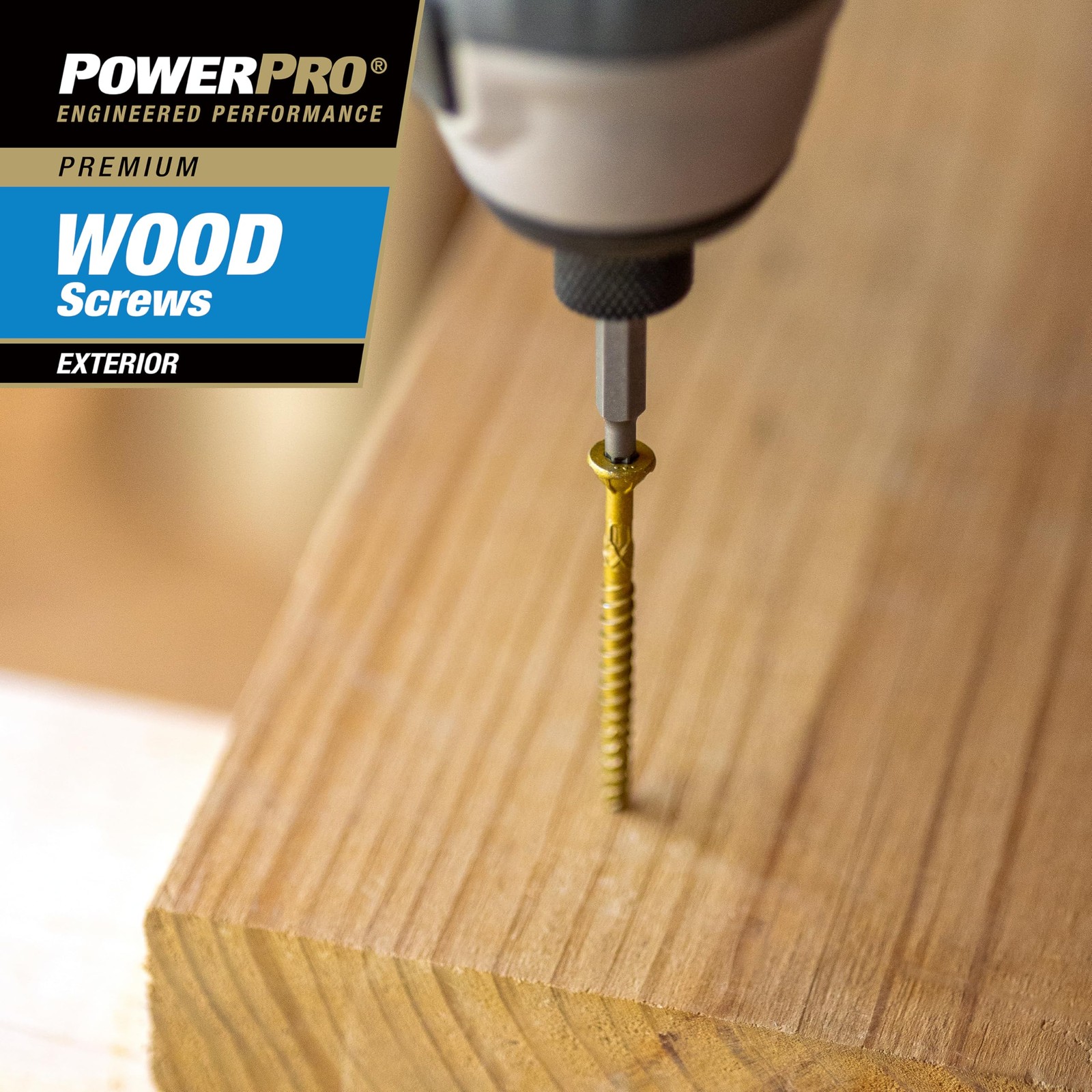 Exterior Wood Screws, x 2 Inch All-Purpose Deck Screws for Outdoor Projects,