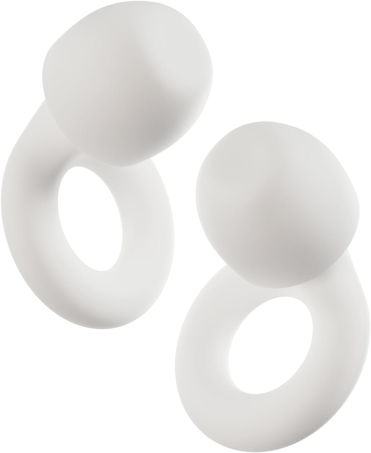 Quiet 2 Reusable Earplugs – Noise Reduction 24dB for Sleep & Focus White