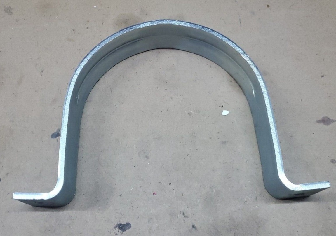Unistrut P2558-60 EG Single Piece Pipe Strap Electro-Galvanized, 6″ Nominal Pipe