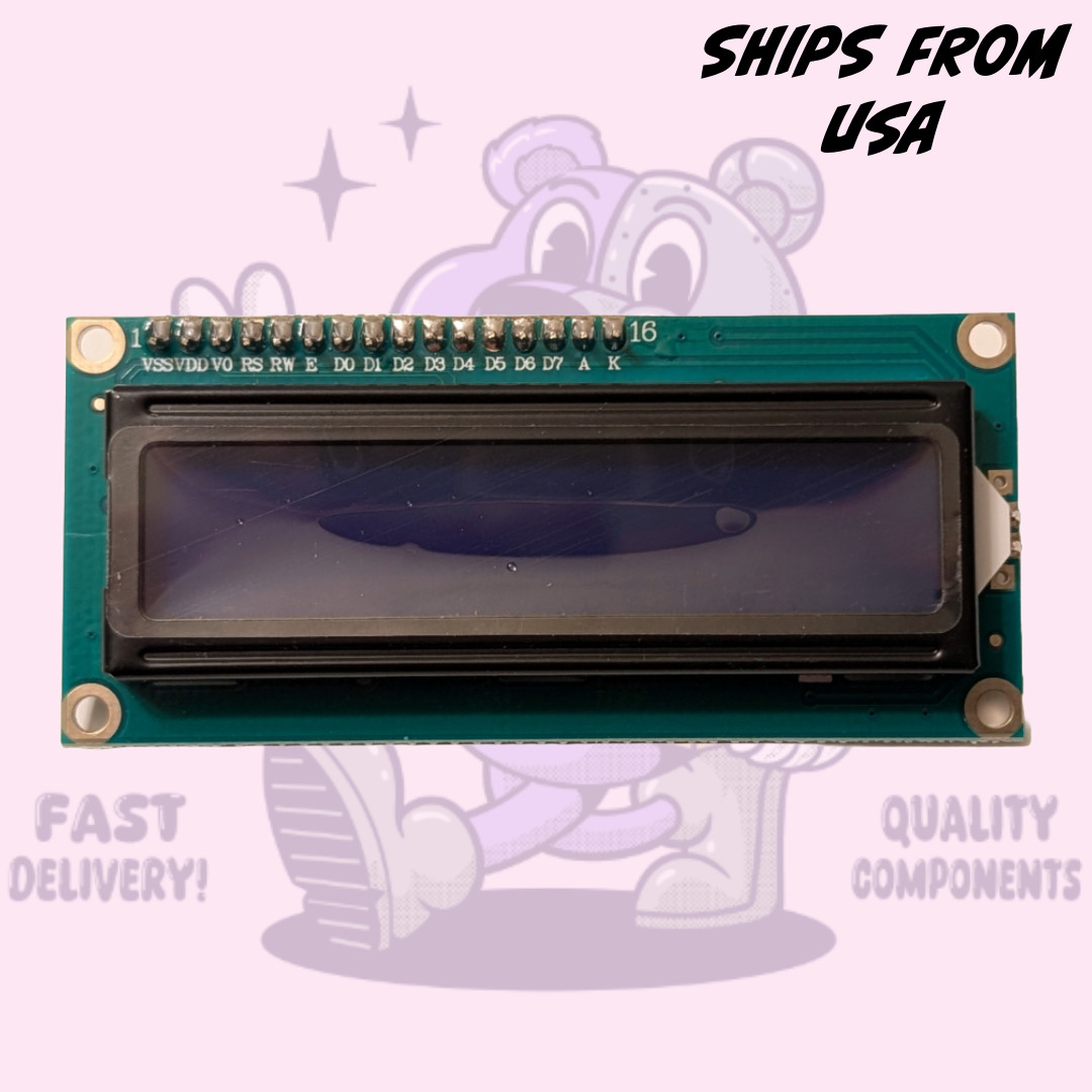 1602 BLUE LCD 16×2 HD44780 with IIC I2C Serial Interface Adapter Module Display