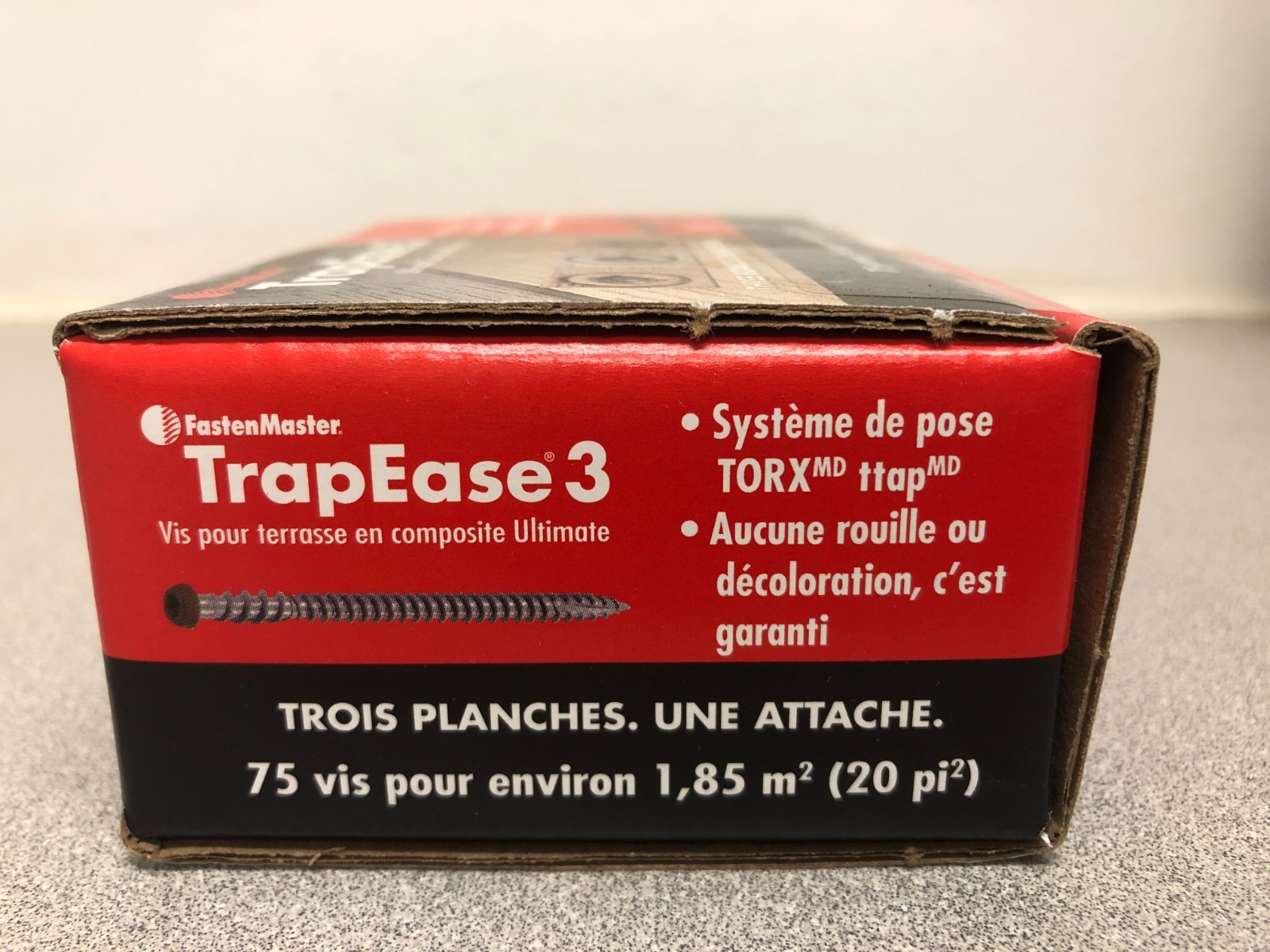 FastenMaster TrapEase No. 20 X 2-1/2 in. L Island Mist Torx Ttap Deck Screw