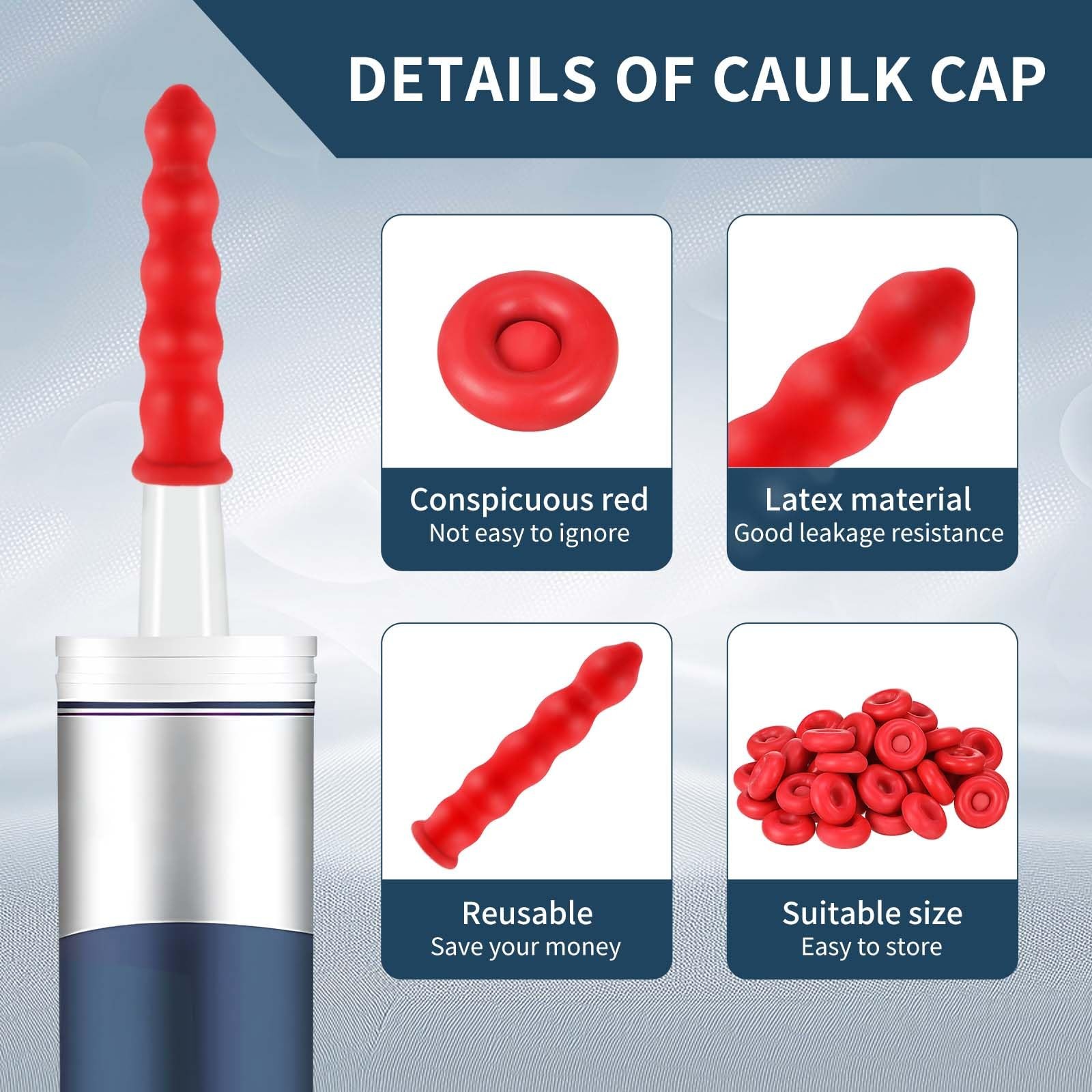 35 Pieces Caulk Cap Caulk Saver Finishing Tool Tube Covers Tube Caps for Seal…