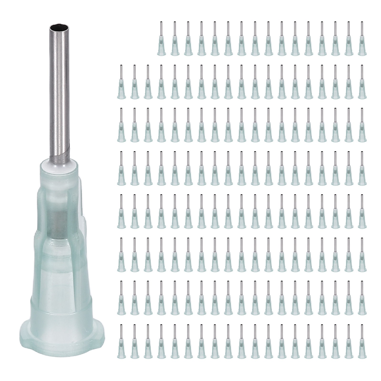 150Pcs 0.5″ 15G Blunt Tip Dispensing Needles Liquid Dispenser Dark Green