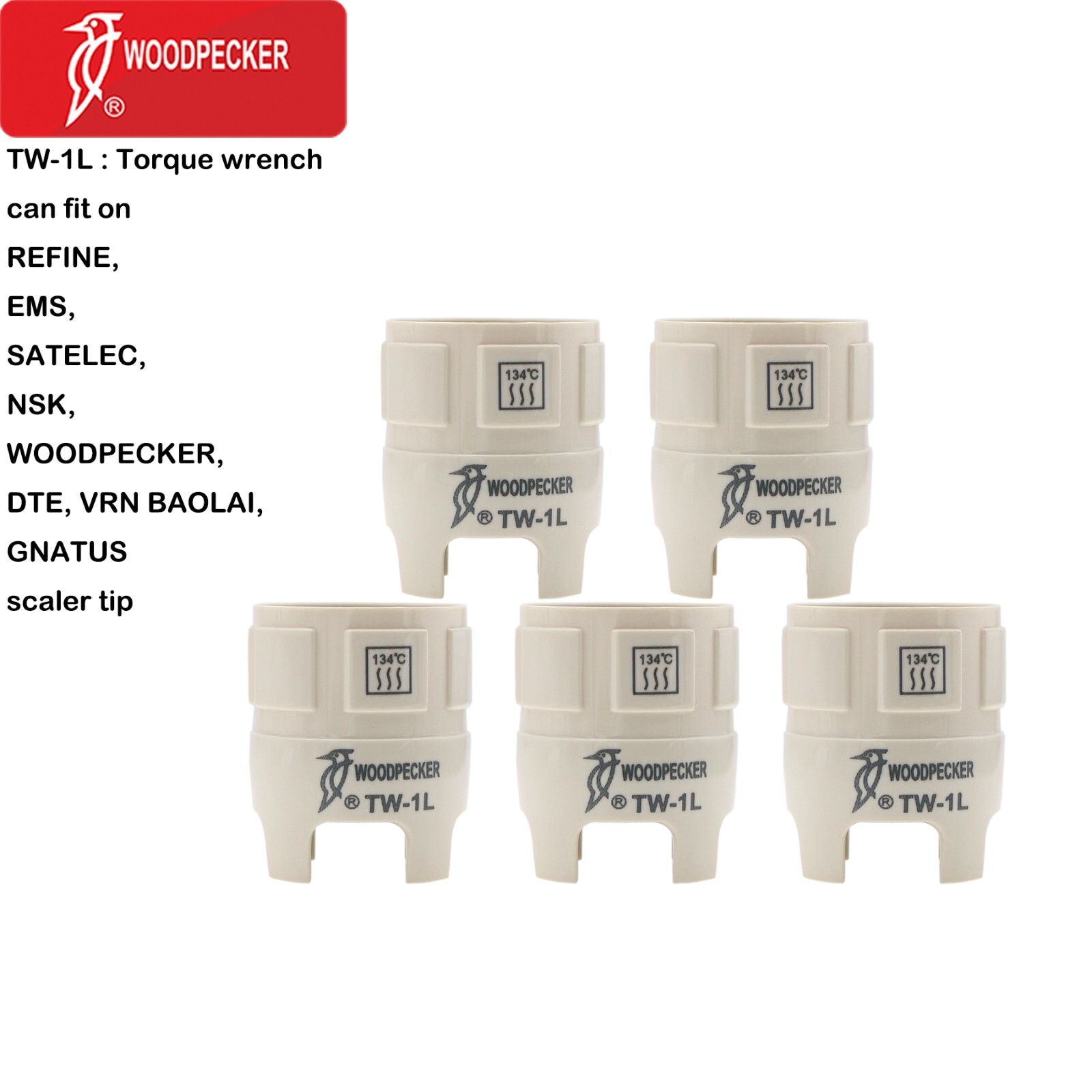 US Woodpecker Dental Built-in Ultrasonic Scaler UDS-N3 LED Handpiece Fit EMS UDS