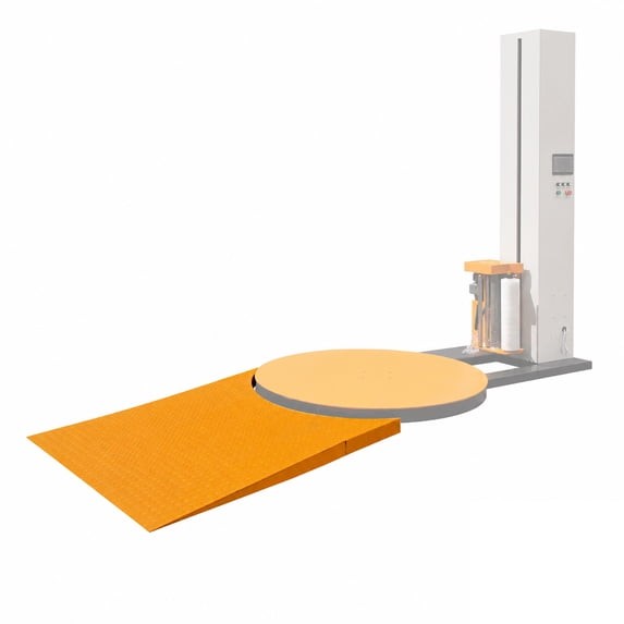 4400LBS Stretch Wrapper Machine W/ Ramp 2 Ton Loading Ramp 55.1″ x 59.1″ x 3.1″