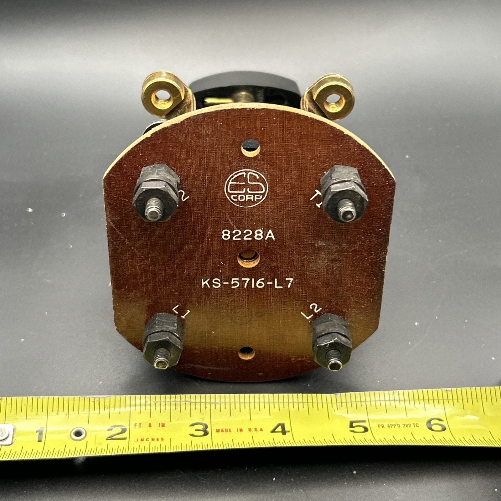 Heavy Duty Rotary ElectroSwitch 30A 460VAC-30A 250VDC KS-5716-L7 Spring Loaded
