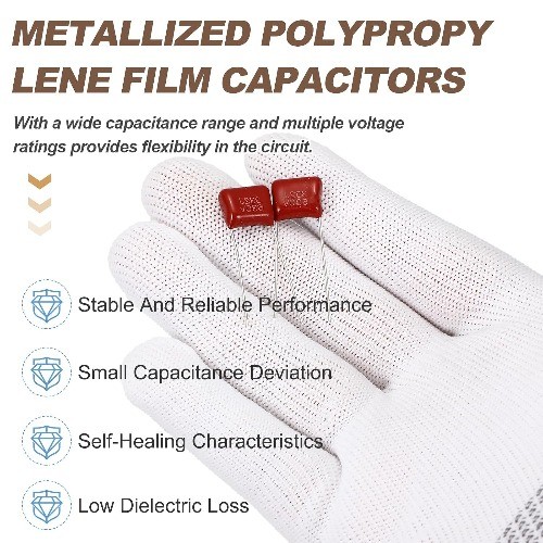 20 Pcs Metallized Polyproylene Film Capacitors