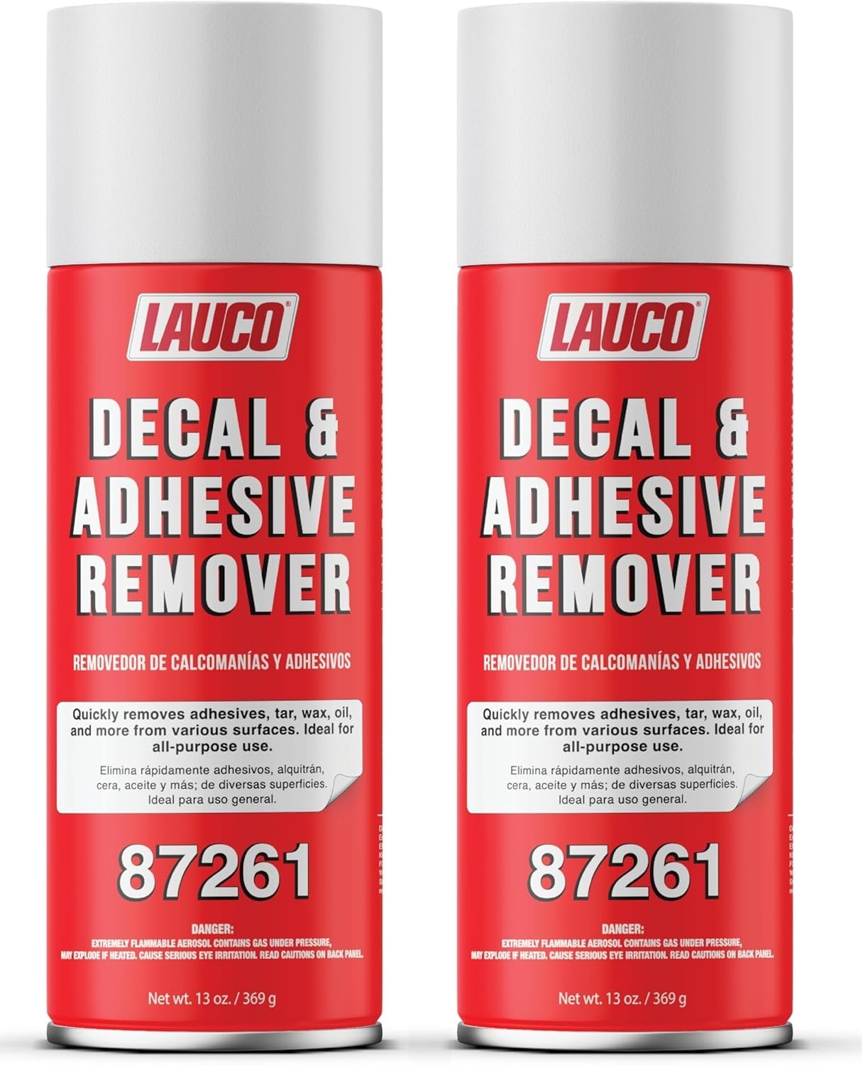 LAUCO Decal & Adhesive Remover – 13 oz Aerosol (2-Pack)