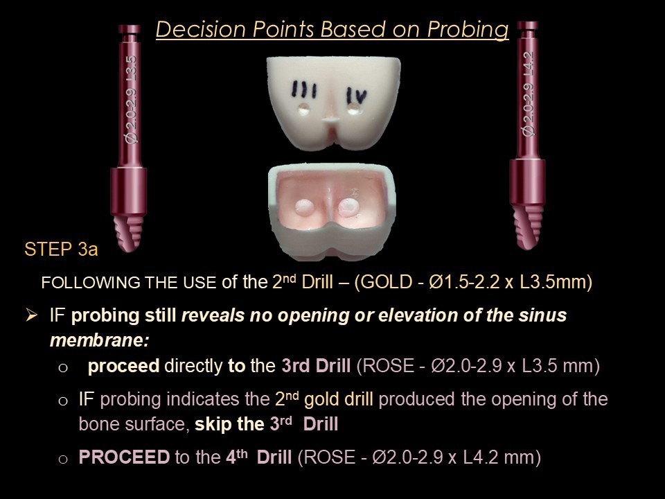 Lateral Window Sinus Elevation Drill Set, with elevator instrument set