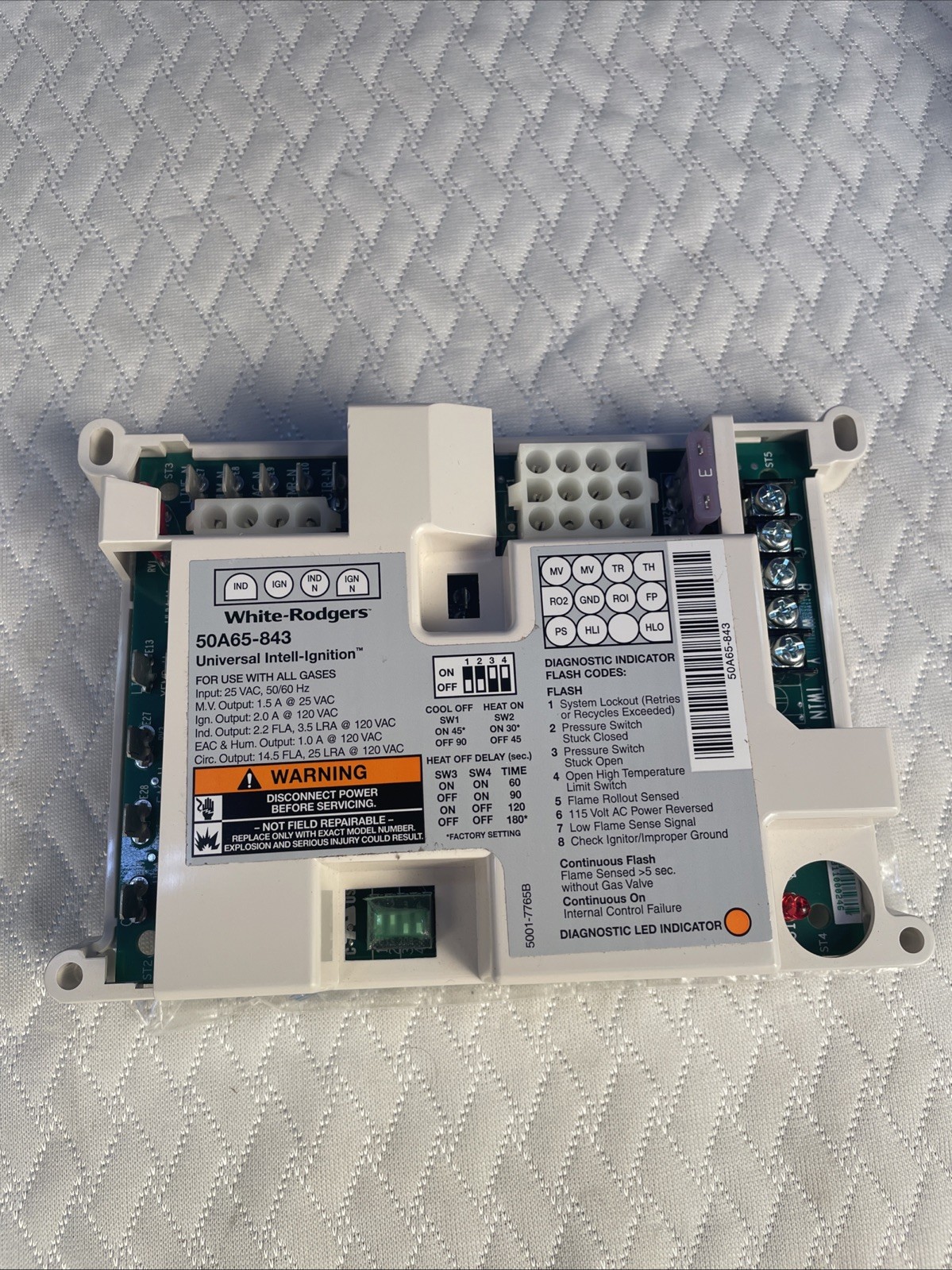 White Rodgers 50A55-843 Universal Integrated Furnace Control