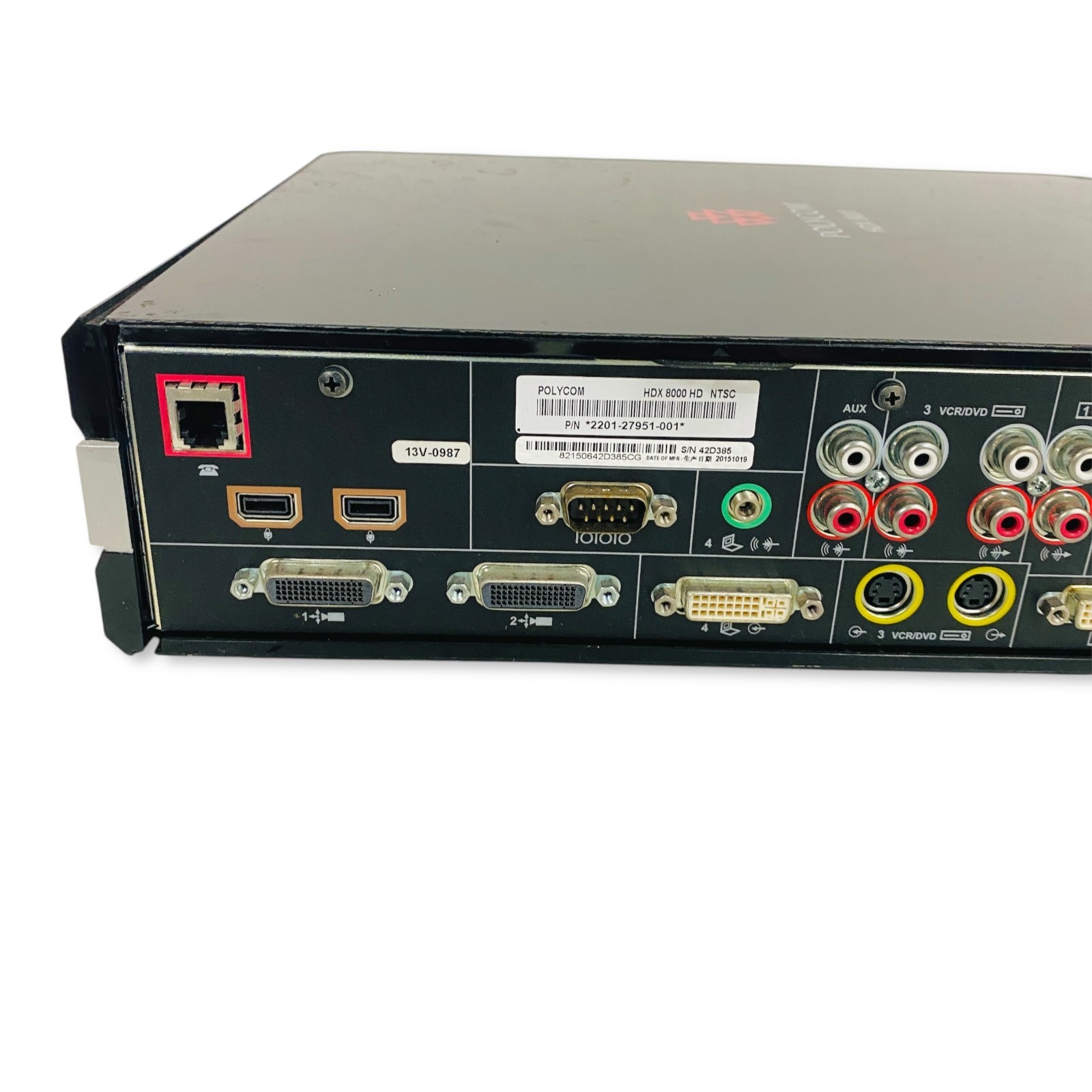 Polycom HDX 8000 HD NTSC Video Conferencing System 2201-27951-001, Tested