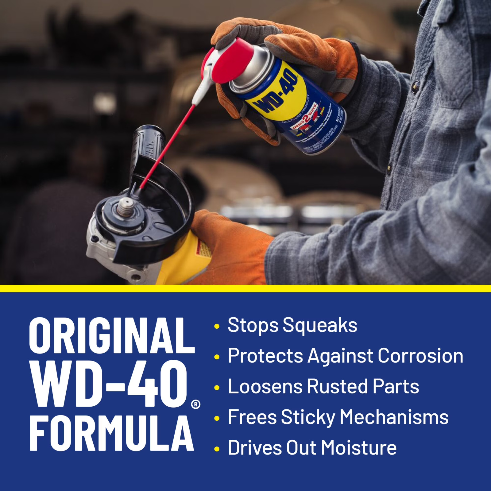 (6 pack) Classic WD-40 Formula, Multi-Use Product with Smart Straw Sprays 2 Ways