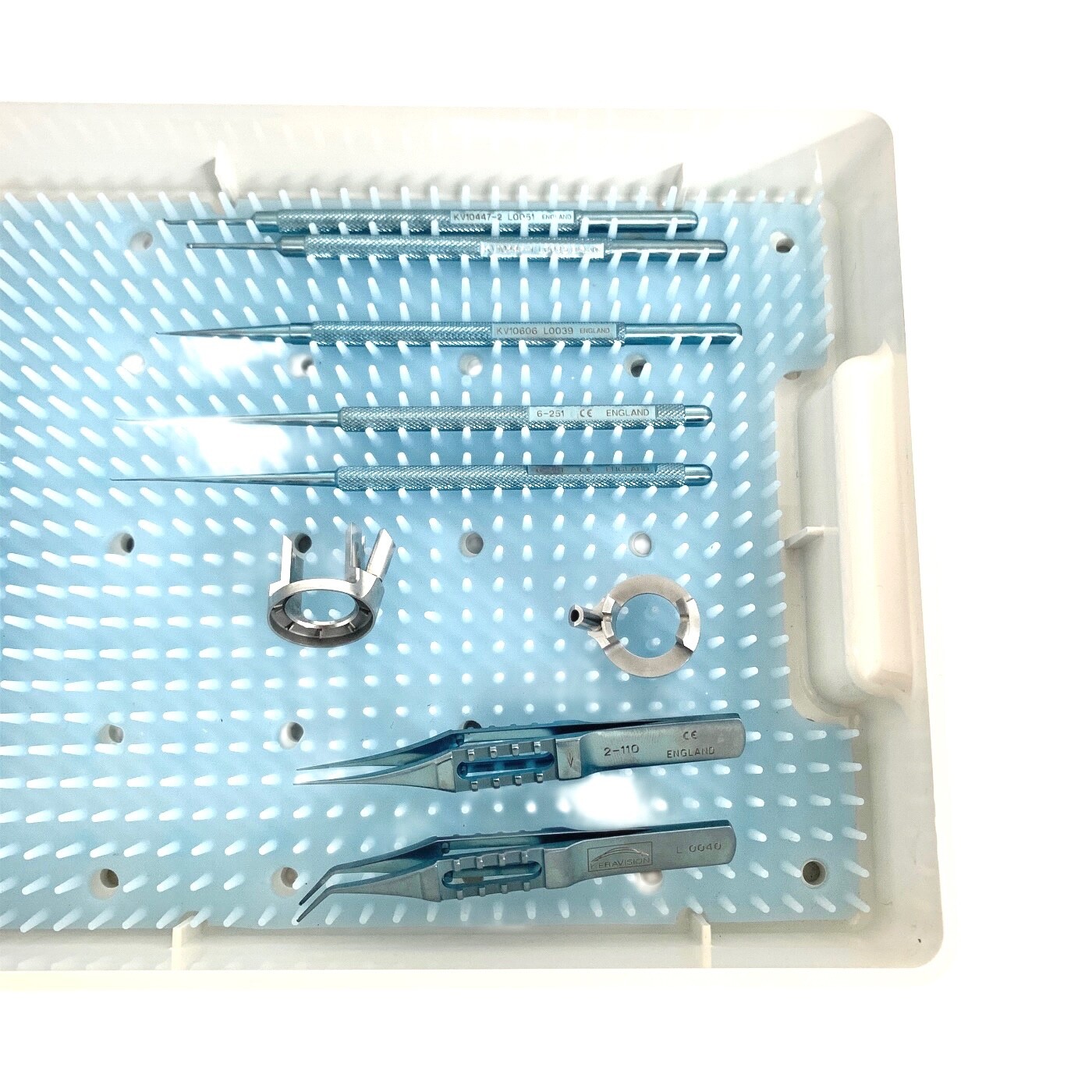 KERAVISION MICRO SURGERY OPTHALMIC INSTRUMENT set OF 12 W/ CASE