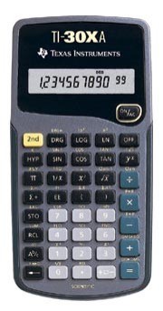 Texas Instruments 30XA Scientific Calculator tested works
