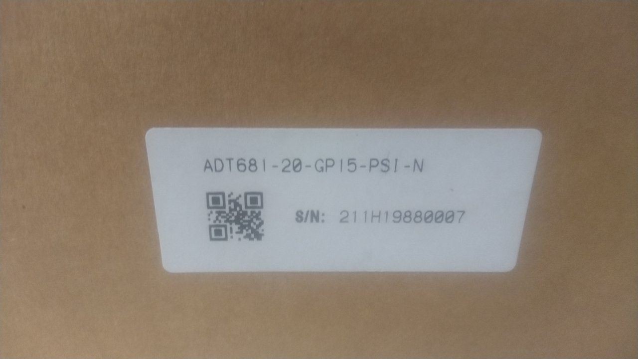 Additel ADT681-20-GP15-PSI-N 3.5 In Dial Size 0 to 15 PSI Digital Pressure Gauge