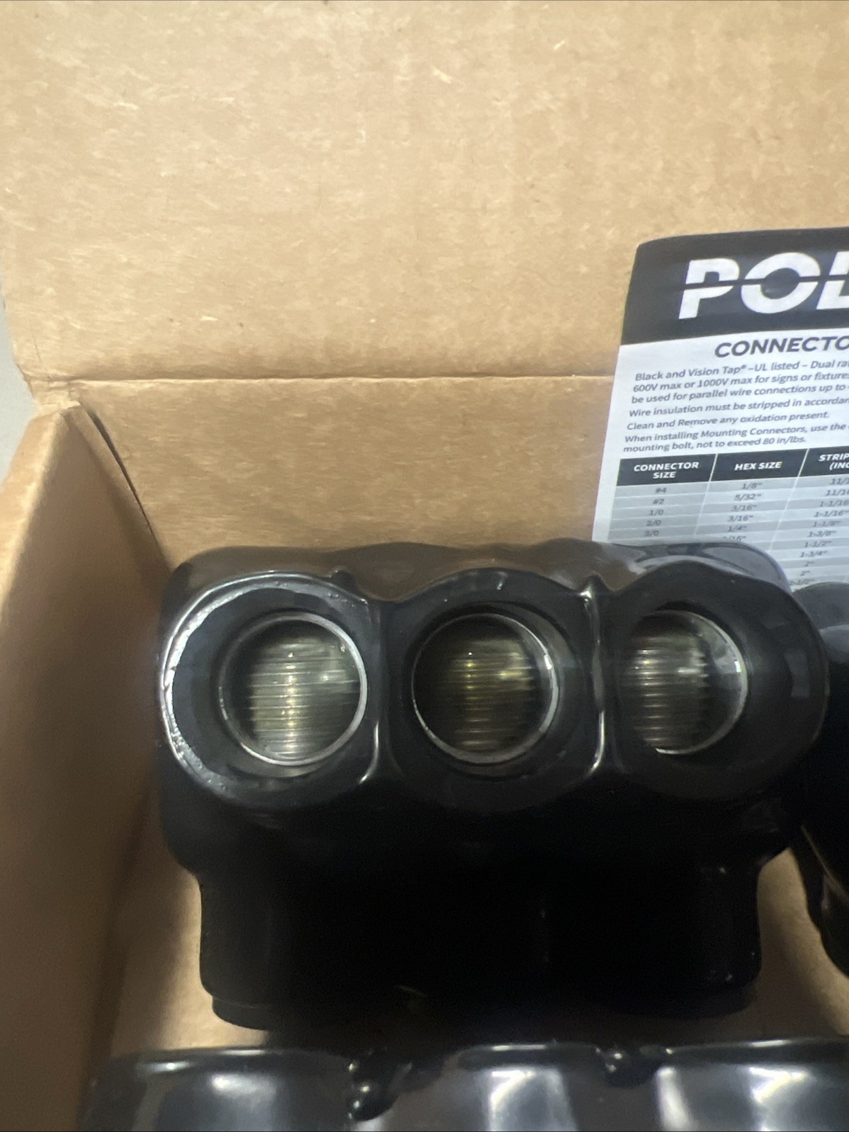 Polaris IPL-350-3 Multi Tap Connector (BOX OF 4)