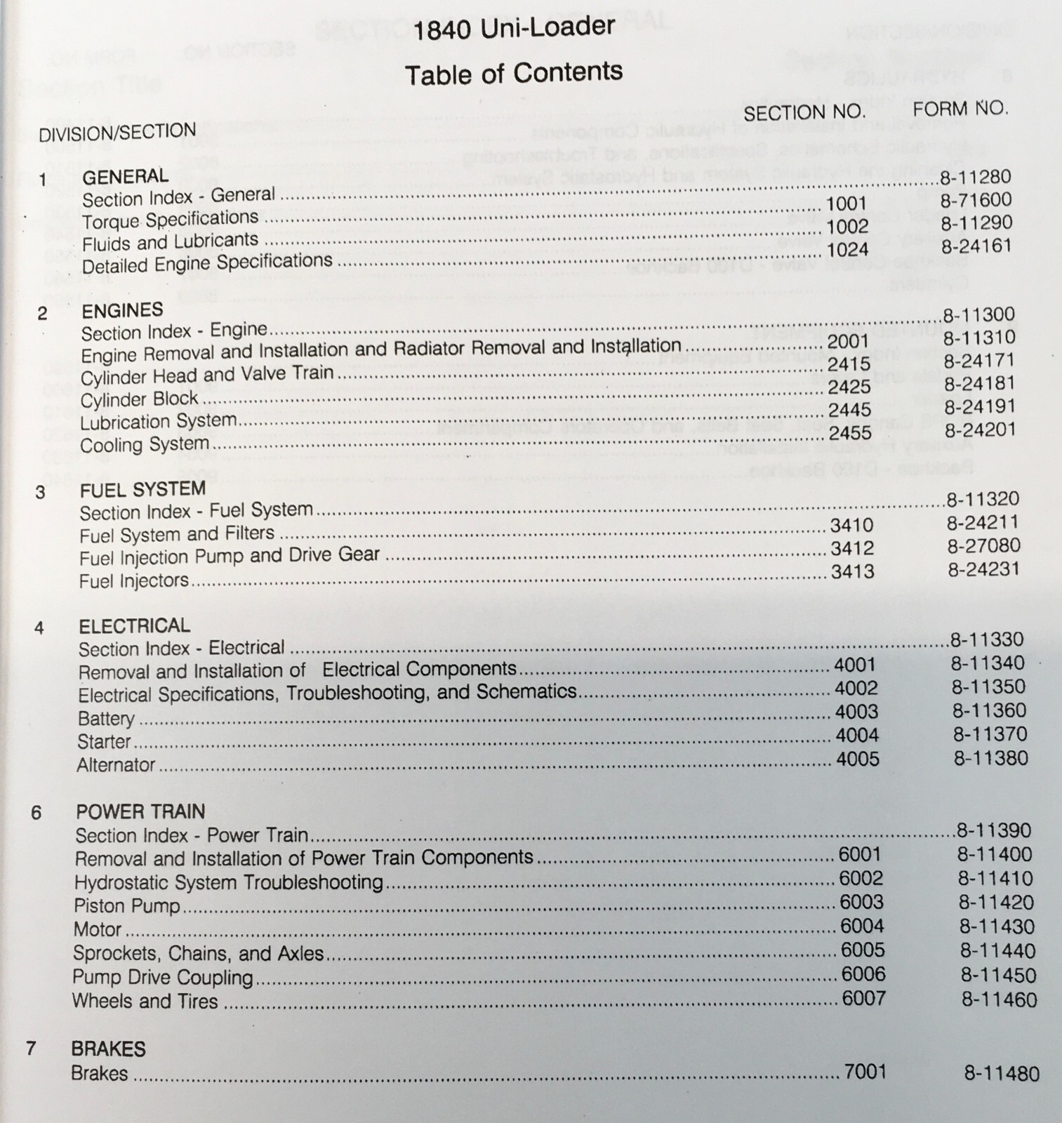 Case 1840 Uni-Loader Skid Steer Service Manual Parts Catalog Shop Book Set Tech