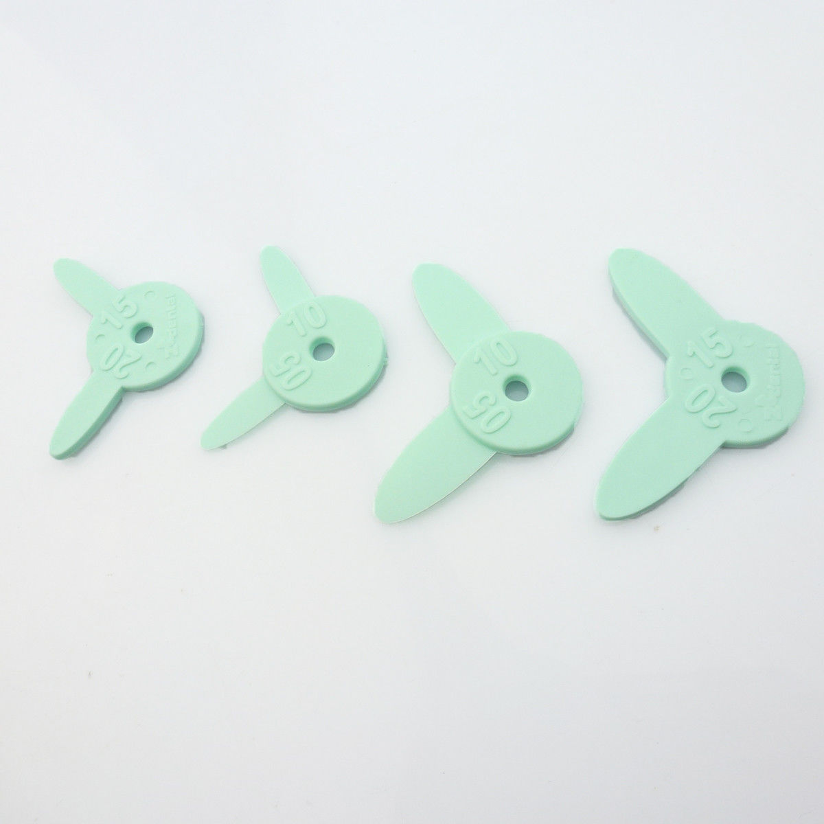 4 Pcs/Pack Dental Autoclave Diastema Fleximeter Strips Measure Tool 0.5/1/1.5/2