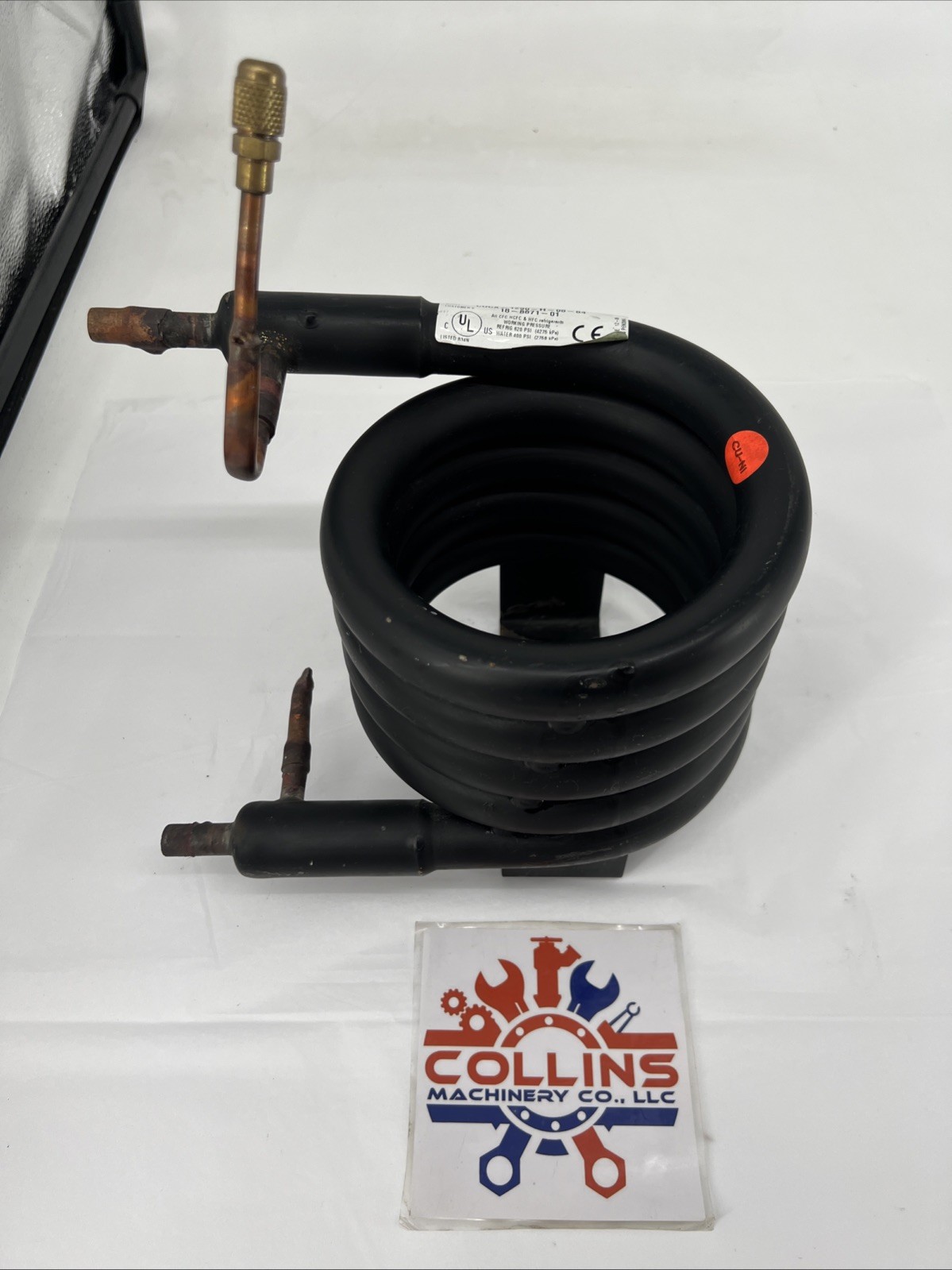 Packless Industries COCX-1290-H-08-84 Refrigerant Condenser,R:620 PSI W:400 PSI