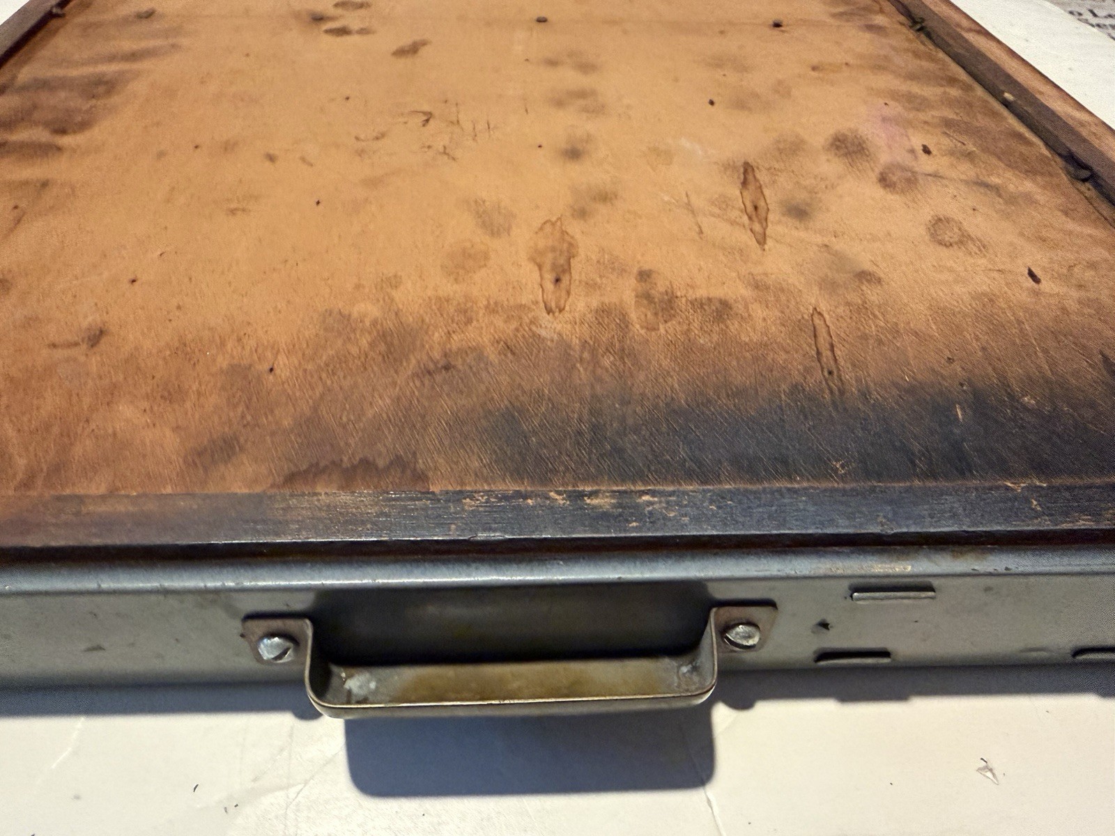 Ludlow Vintage Letterpress Printer Drawer Tray 27 X 16”-98 Spaces