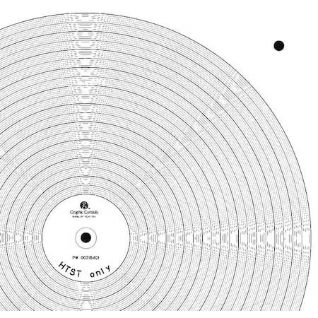 Graphic Controls Pw 00215401 Chart, 11.875 In, No Range, Pk100